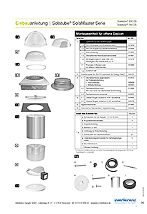 Einbauanleitung SolaMaster Serie