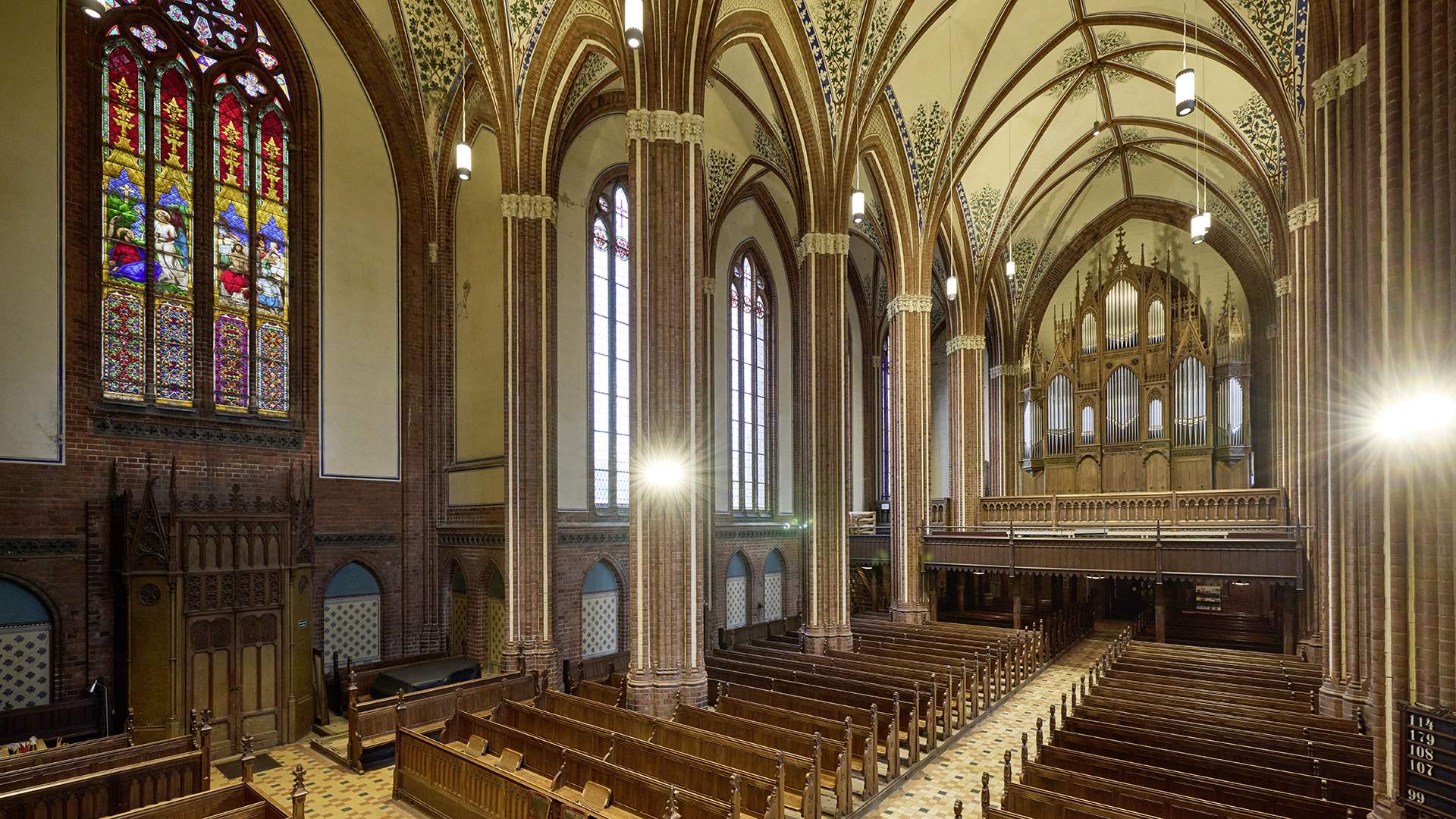 Ansicht Paulskirche Orgel Seitenansicht