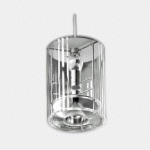 3R Leuchte mit Glaszylinder, direkte/indirekte Strahlung
